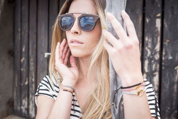 Wooden sunglasses model Botafoch