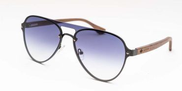 SUNGLASSES Cala Blanca Black - GRADIENT BLUE