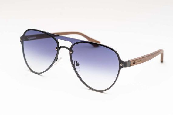 SUNGLASSES Cala Blanca Black - GRADIENT BLUE