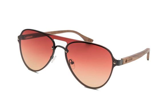 SUNGLASSES Cala Blanca Black - GRADIENT RED