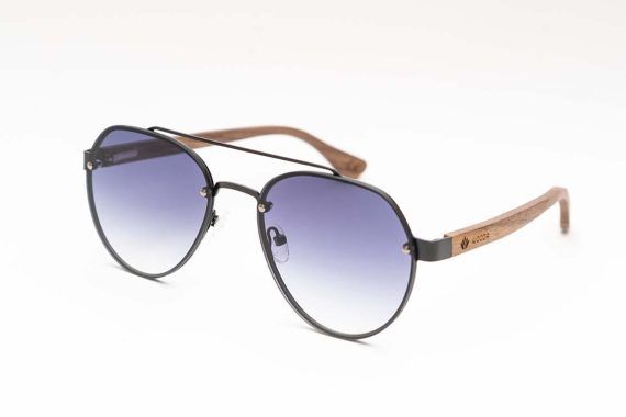 SUNGLASSES Cala Llonga Black - GRADIENT BLUE