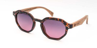 SUNGLASSES Labritja Demi Brown - GREY TO PINK