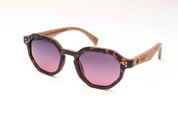 SUNGLASSES Labritja Demi Brown - GREY TO PINK