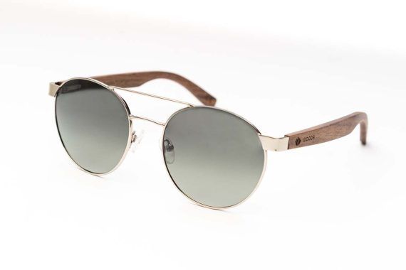 sunglasses Port Des Torrent Silver - gradient green g15